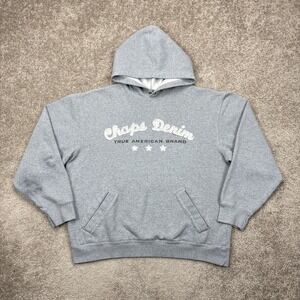 Vintage Y2K Chaps Denim Stars Hoodie Large